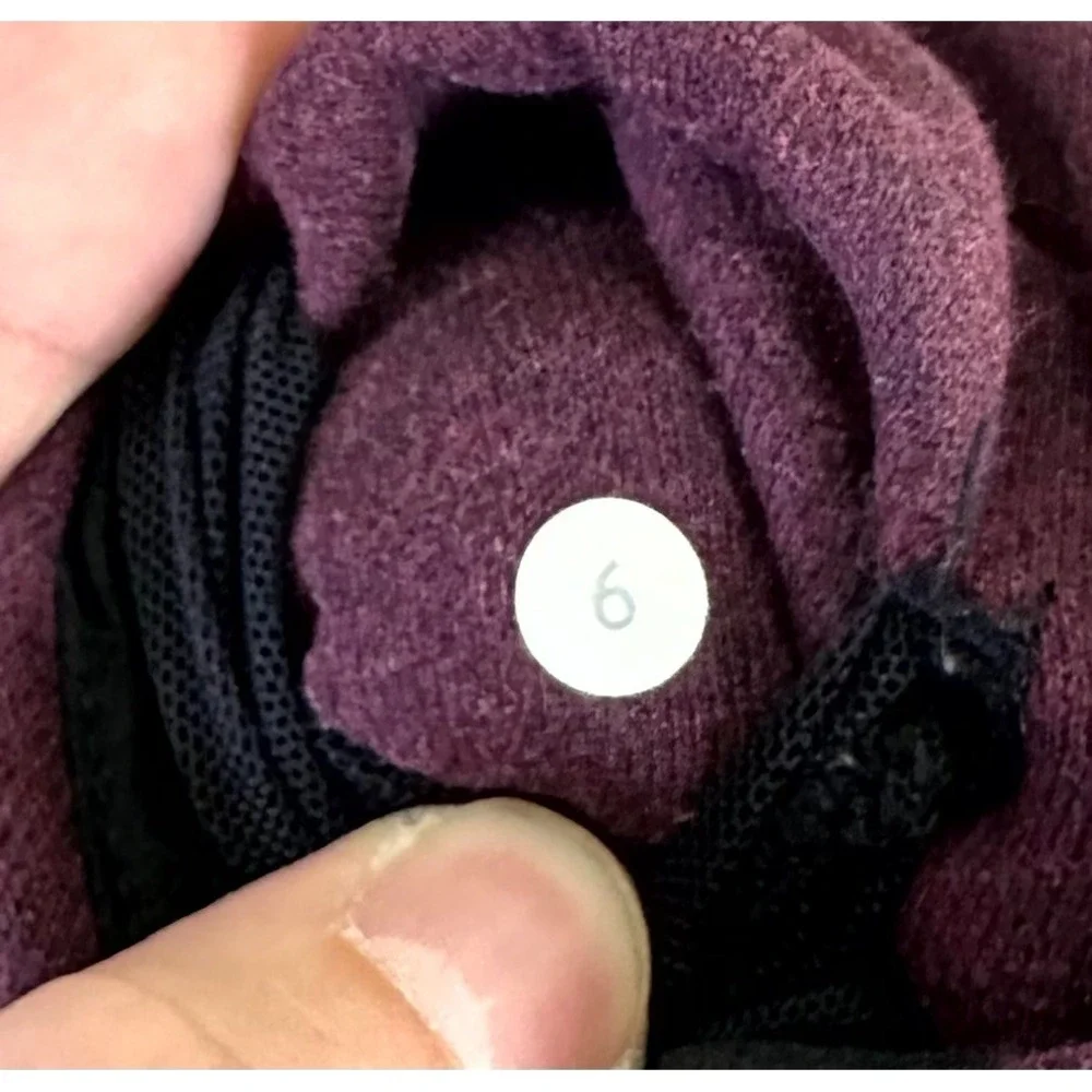 Lululemon Jacket Womens‎ 6 Red Heathered Bordeaux Drama Pleat To Street Bomber